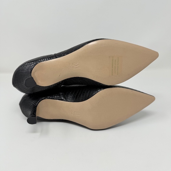 New Bruno Magli Nerina Bootie Black Snake Sz 7.5 - Picture 11 of 13